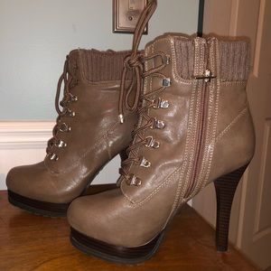 Jlo high heeled booties